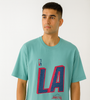 Teal LA Lakers Graphic T-Shirt