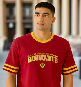 Hogwarts Maroon Graphic Tee