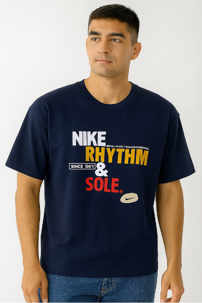 Nike Rhythm & Sole Navy Tee