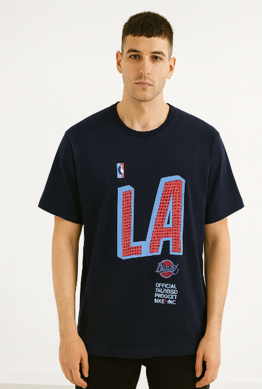 LA Clippers Navy Graphic Tee