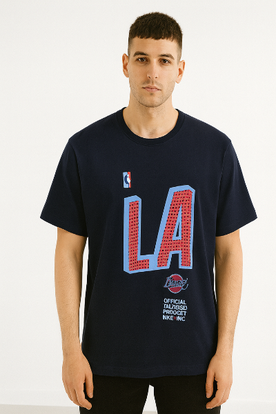 LA Clippers Navy Graphic Tee