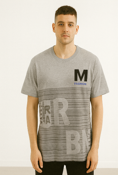 Urban Style Grey Printed Tee