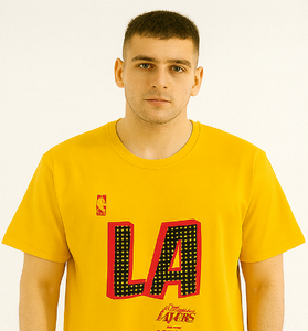 Los Angeles Lakers Yellow Tee