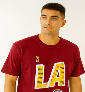 Maroon LA Lakers Graphic T-shirt