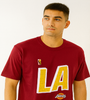 Maroon LA Lakers Graphic T-shirt