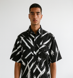 Black Lightning Graphic Shirt