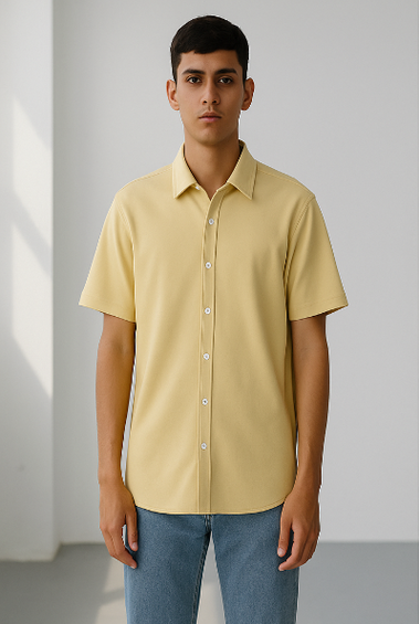 Pastel Yellow “Nitsa CSV” Shirt