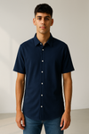 Navy Varsity “Wish 87” Shirt