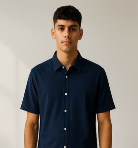 Navy Varsity “Wish 87” Shirt