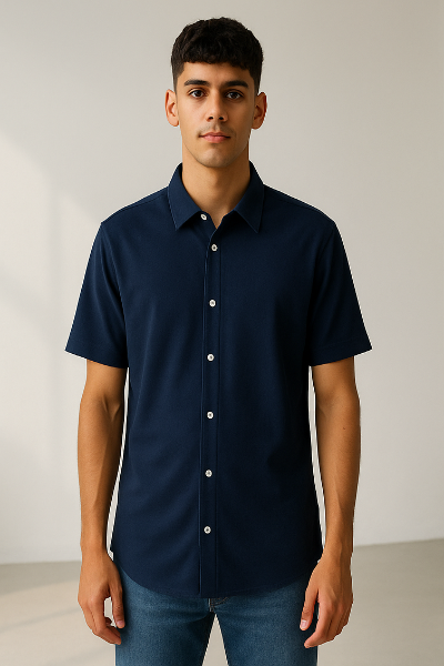 Navy Varsity “Wish 87” Shirt