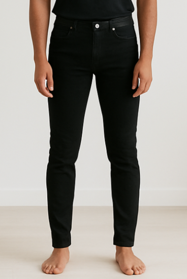 Black Skinny-Fit Jeans