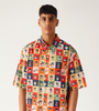 Multicolor Cartoon Patch Shirt