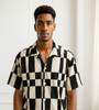 Classic Black &amp; White Checkerboard Shirt