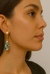 Boho Chic Enamel Drop Earrings
