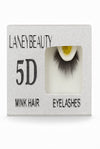 LaneyBeauty 5D Mink Hair Eyelashes – Silver Edition