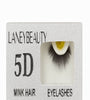 LaneyBeauty 5D Mink Hair Eyelashes – Silver Edition