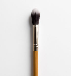 Bamboo Makeup Brush Set – Foundation, Powder, Kabuki & Angled Brush