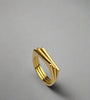 Modern Gold Layered Ring