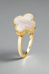 White Clover Statement Ring