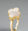 White Clover Statement Ring