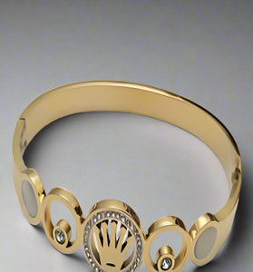 Royal Crown Gold Bracelet