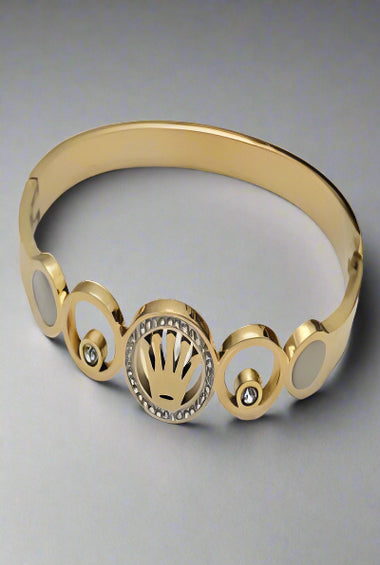 Royal Crown Gold Bracelet