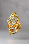 Nature-Inspired Leaf Ring