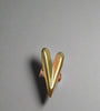 . Bold Gold Heart Statement Ring