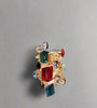 Colorful Gem Cluster Statement Ring