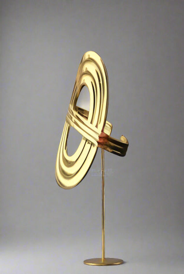 Geometric Open Gold Ring