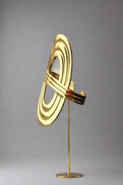 Geometric Open Gold Ring