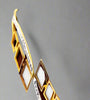 Geometric Gold Bangle Bracelet