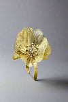 Statement Gold-Plated Blossom Ring