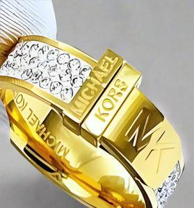 Michael Kors Branded Luxury Gold Ring