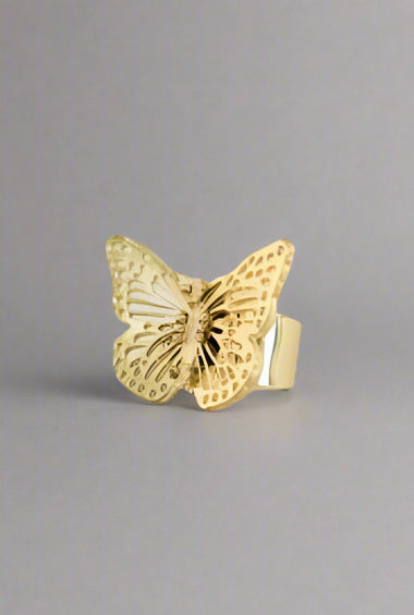 Golden Butterfly Ring