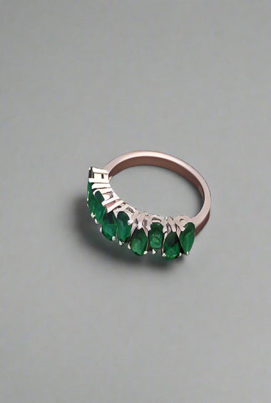 Emerald Green Gemstone Ring