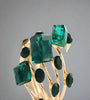 Emerald Green Gem Statement Ring